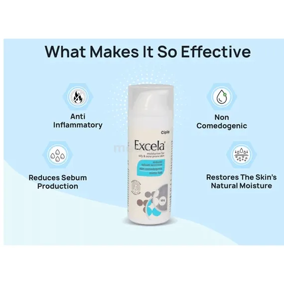 excela moisturiser 50 gm